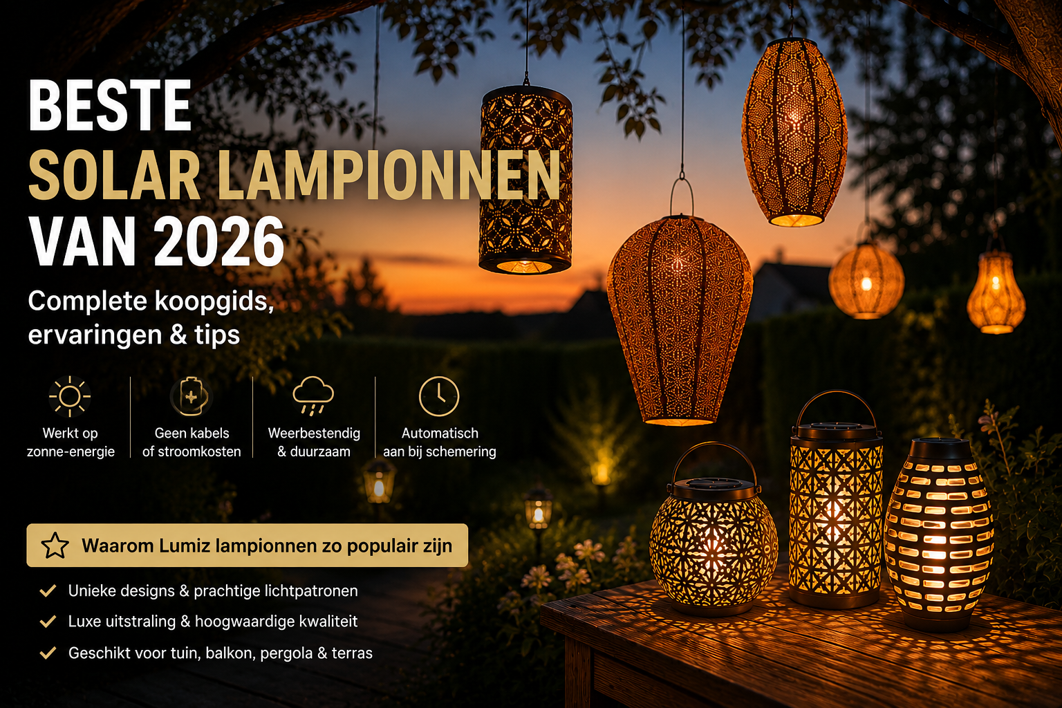 Beste Solar Lampionnen van 2026: Complete Koopgids, Ervaringen & Tips