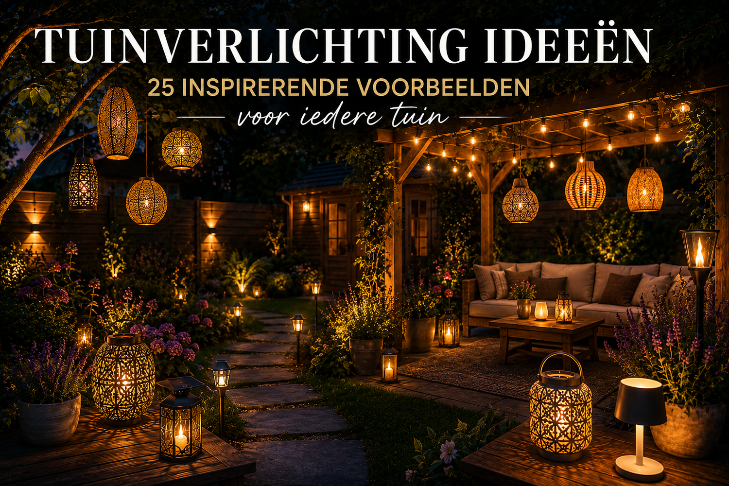 Tuinverlichting Ideeën: 25 Inspirerende Voorbeelden Voor Iedere Tuin