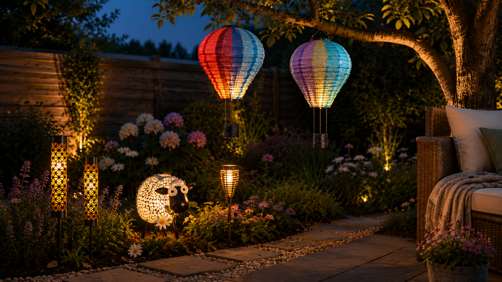 Decoratieve solar verlichting
