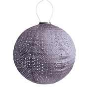 Solar Lampion Round - Verso Mauve Purple - 40 cm