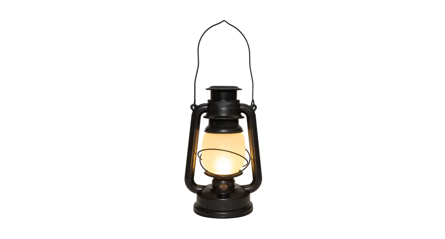 Lanterne Solaire Noire 24 cm