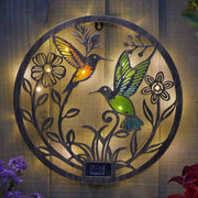Solar Wanddecoratie Kolibries