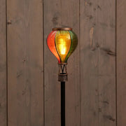 Ballon Solaire sur Piquet avec Effet Flamme 12 LED – Multicolore 57 cm