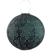 Solar Lampion Round - Fiore Green - 40 cm