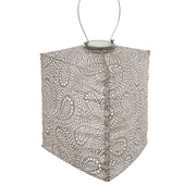 Solar Lampion Triangle - Paisley Light Taupe - 28 cm
