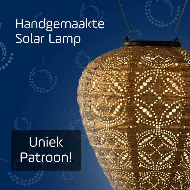 Solar Lampion Balloon - Mandela Gold - 20 cm